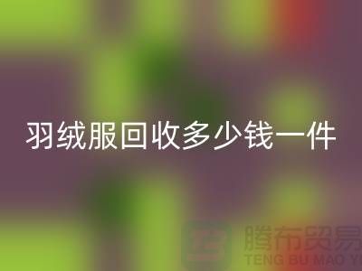 波司登羽絨服回收多少錢一件？上海騰布貿易有限公司為您解答