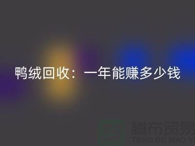 鴨絨回收：一年掙多少錢？@上海羽絨回收聯(lián)系方式揭秘