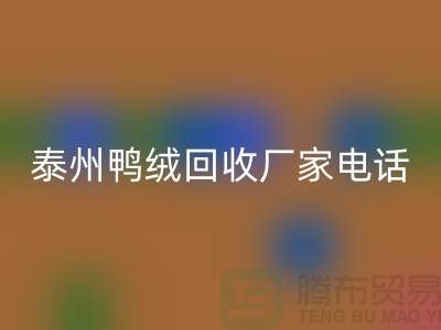 哪里有回收鴨絨的地方？電話多少號碼？泰州鴨絨回收廠家