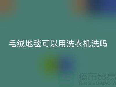 ＜＜毛絨地毯可以用洗衣機(jī)洗嗎＞＞